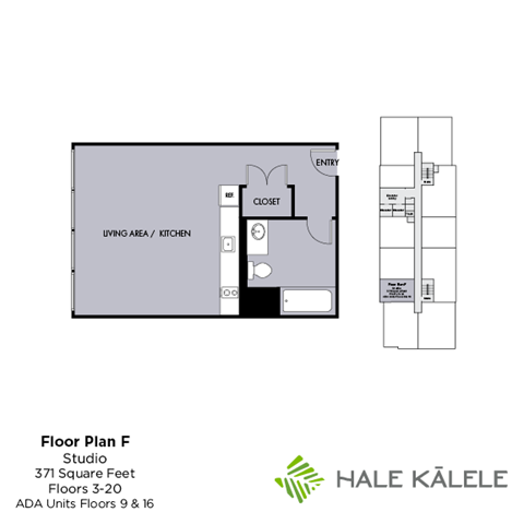 Hale Kalele Apartments Floorplan F